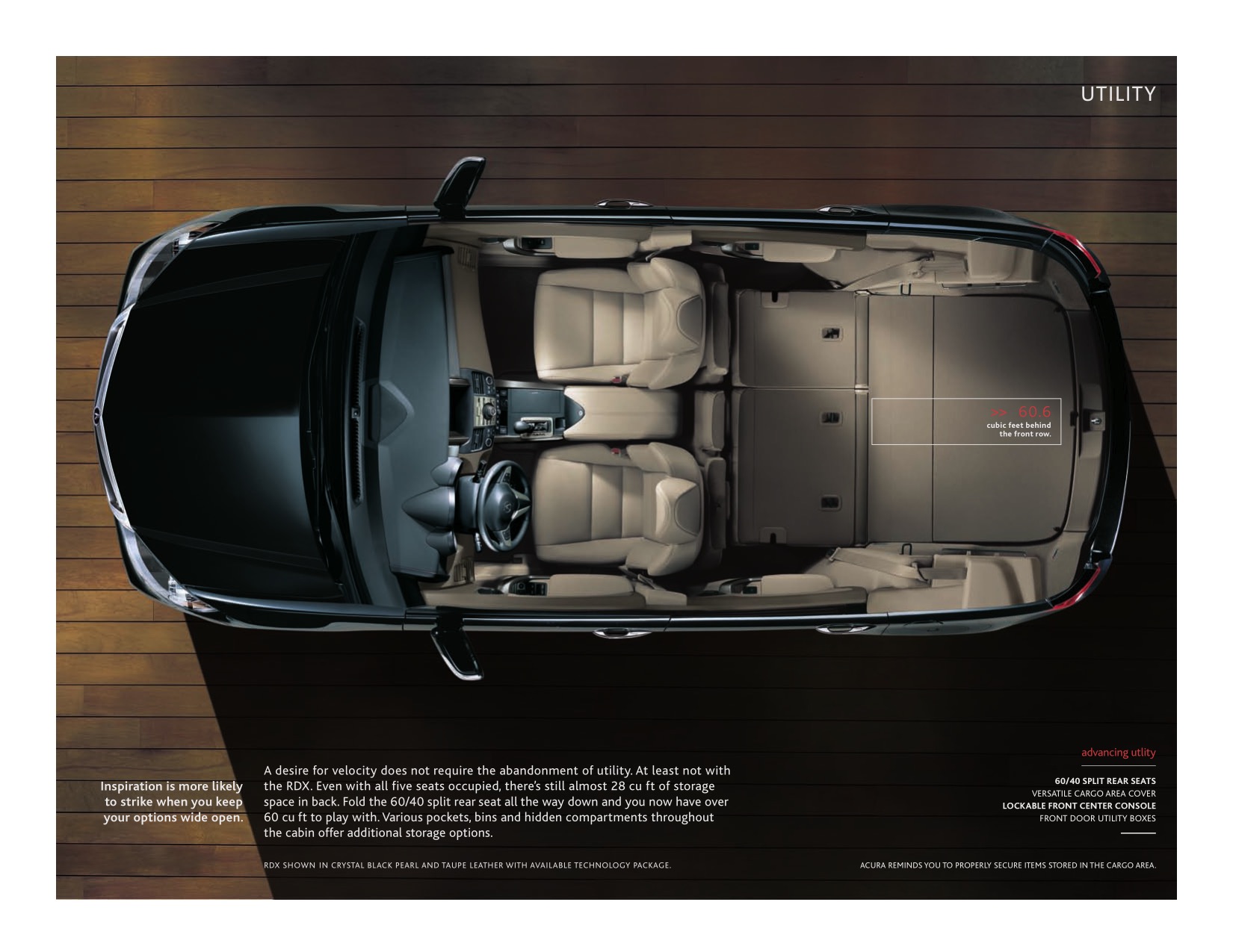 2011 Acura RDX Brochure Page 13